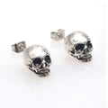 Skull Stud Earrings-0