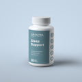 Nutra Moment Sleep Support supplement bottle with vegan veggie capsules for natural sleep aid