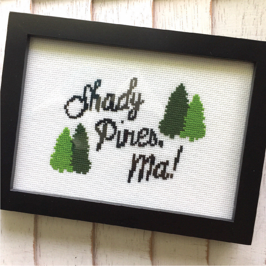 Shady Pines Cross Stitch DIY KIT Intermediate-0