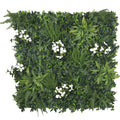 Snowy White Artificial Vertical Garden Green Wall Panel 40×40in 11 SQ FT – UV Resistant – Commercial Grade-0