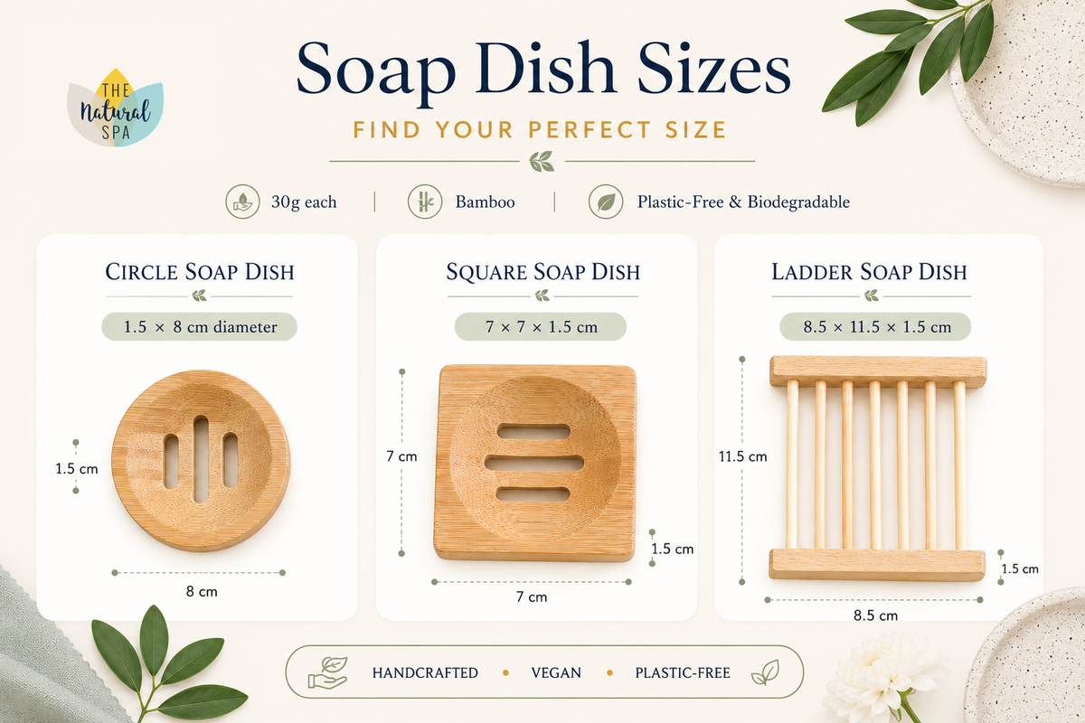 Natural Bamboo Soap Draining Dish - Ladder style-1