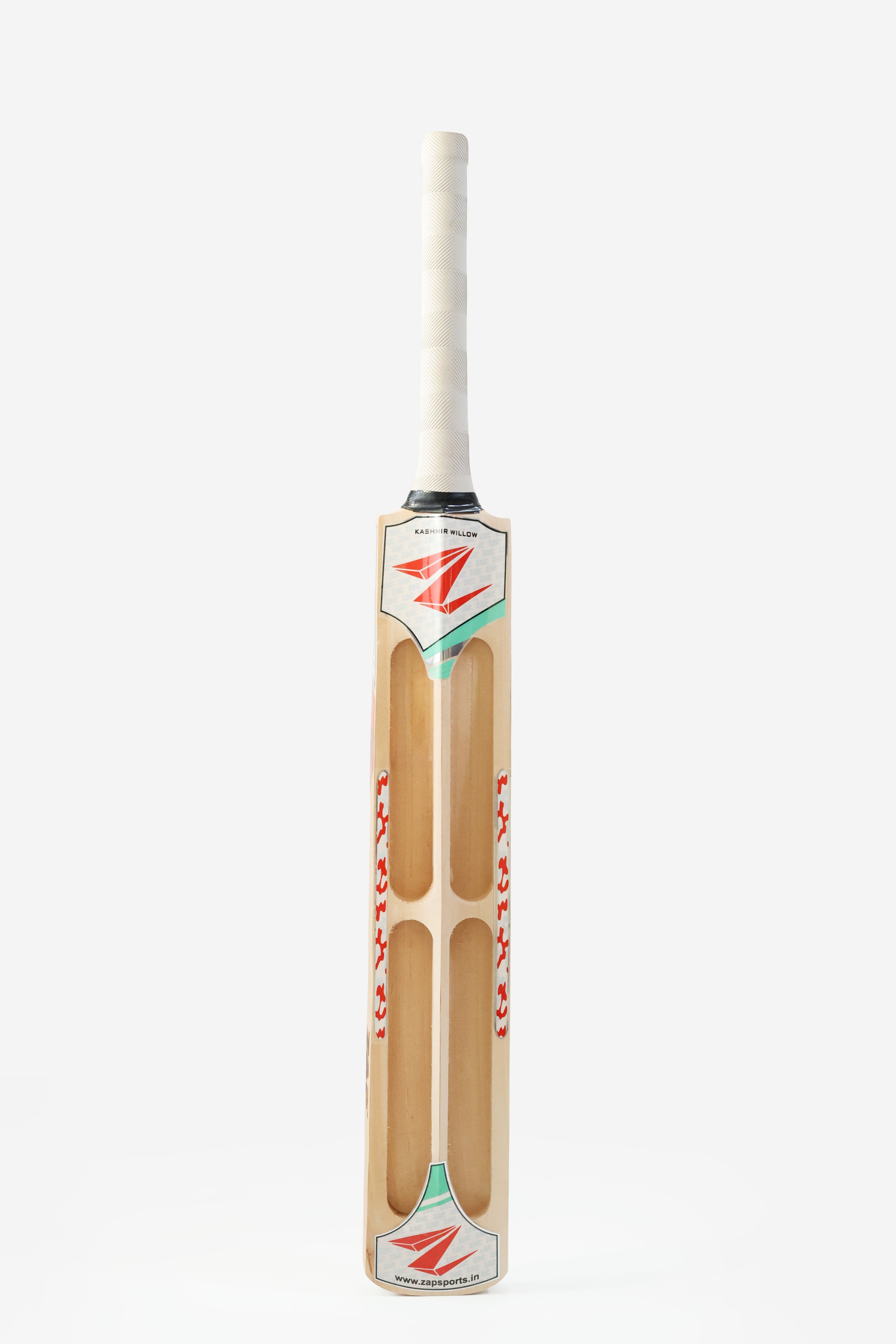 ZAP Soft Power Scoop premium Kashmir willow tennis cricket bat with chevron grip