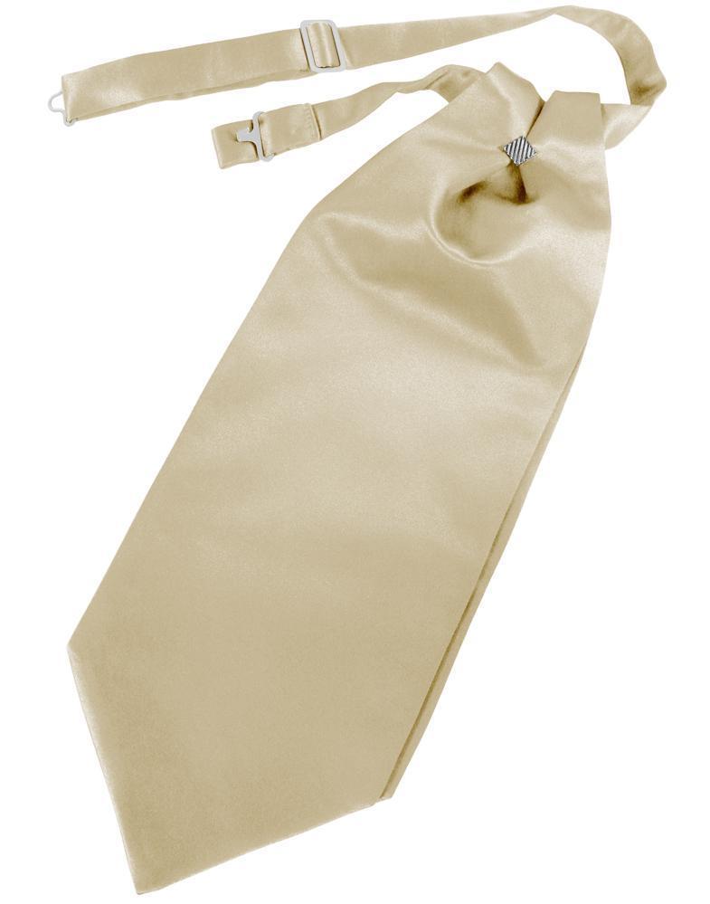Solid color premium satin kids cravat, boys formal neckwear for suits and tuxedos — view 4