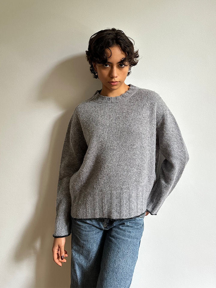 Soraja maglione girocollo ampio-3