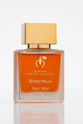 Marien Spectrum luxury hair mist 50ml spray bottle with floral jasmine and warm cedarwood fragrance notes