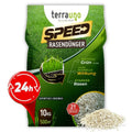 TerraUno Speed SSA21 lawn fertilizer granules in packaging for green grass and soil pH lowering