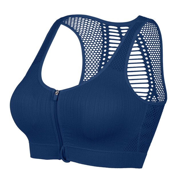 Women's sleeveless yoga sports bra in breathable stretch fabric for fitness and activewear — view 2