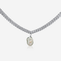 Sterling Silver Chain Pendant Necklace | Modern Fine Jewelry-0