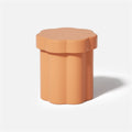 Floral column storage jar silicone mold for concrete casting, featuring intricate architectural and nature-inspired details