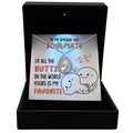 To My Smokin' Hot Soulmate - Of All The Butts In The World Yours Is My Favorite - Orbital Birdcage Necklace-0