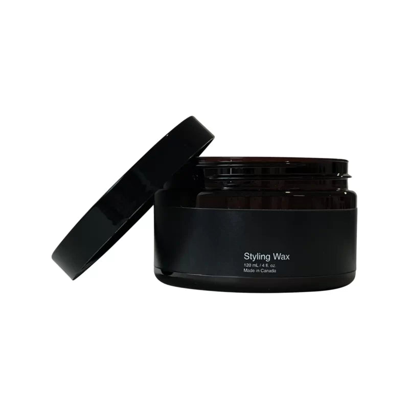 WX8 men's hair styling wax container highlighting medium hold and natural gloss finish — view 6