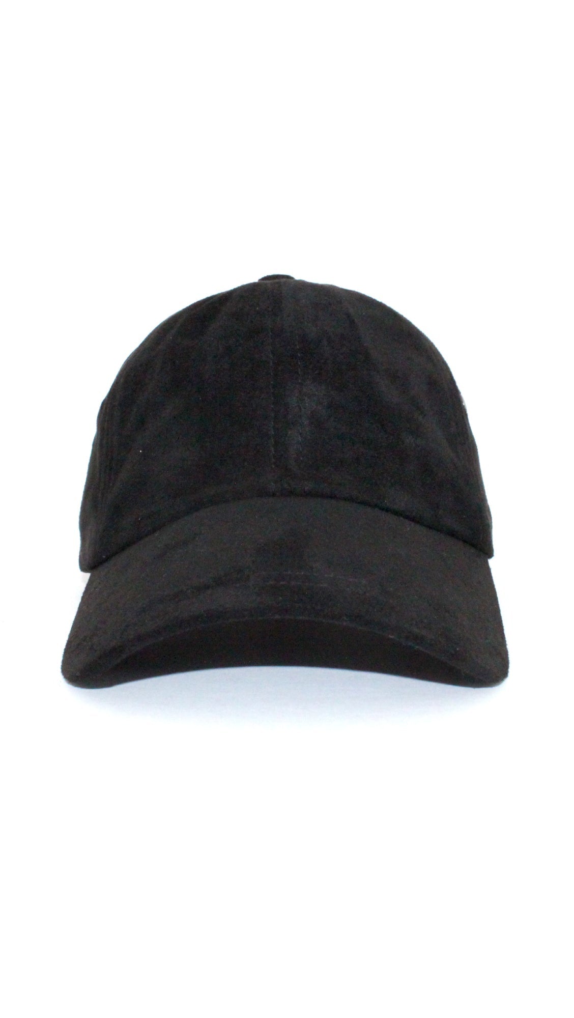 Ultra Suede Baseball Cap - Black-1