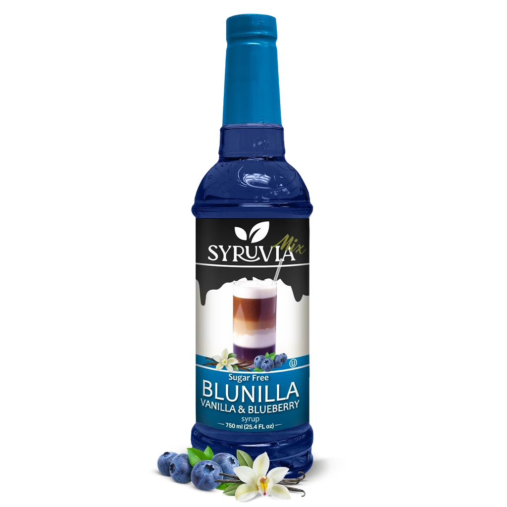 Sugar-Free BLUNILLA Syrup™ Vanilla Blueberry-0