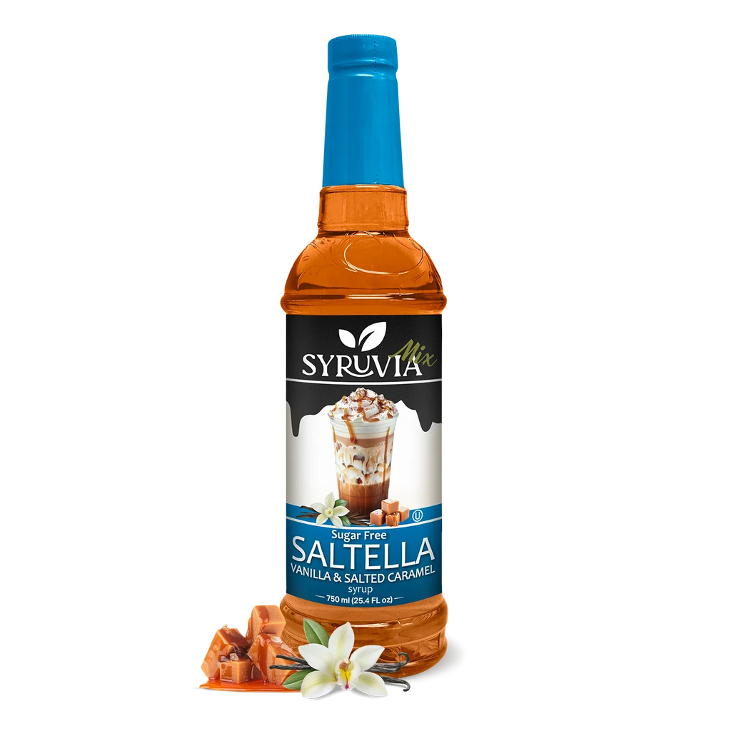 Sugar-Free SALTELLA Syrup™  Vanilla Salted Caramel-0