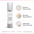 Triple action daily moisturizer in a two ounce jar organic SPF 30 mineral sunscreen cream