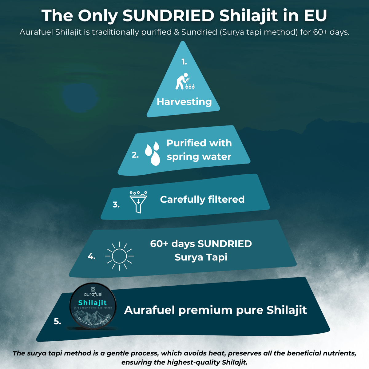 Pure Shilajit Resin from Himalaya - 100% authentic & purified-11