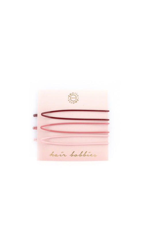 Switchback Hair Bobbies  |  Rose-0