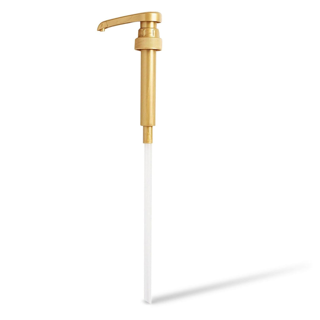 Syruvia syrup pump for 750ml bottles featuring a drip free dispensing nozzle and sturdy spring mechanism