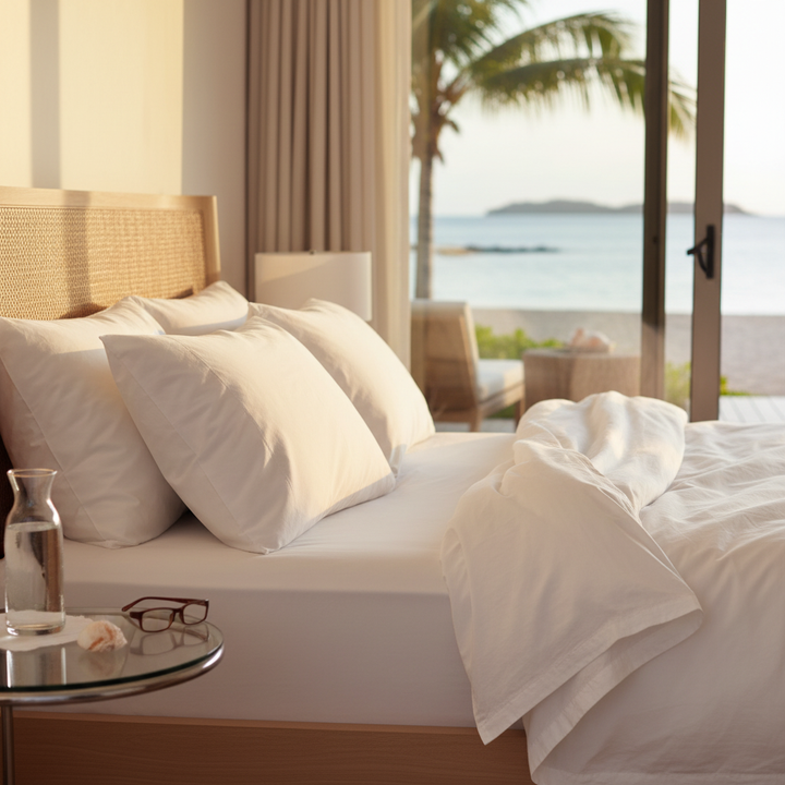 T-250 Blended Collection Mercerized Satin Weave Sheets
