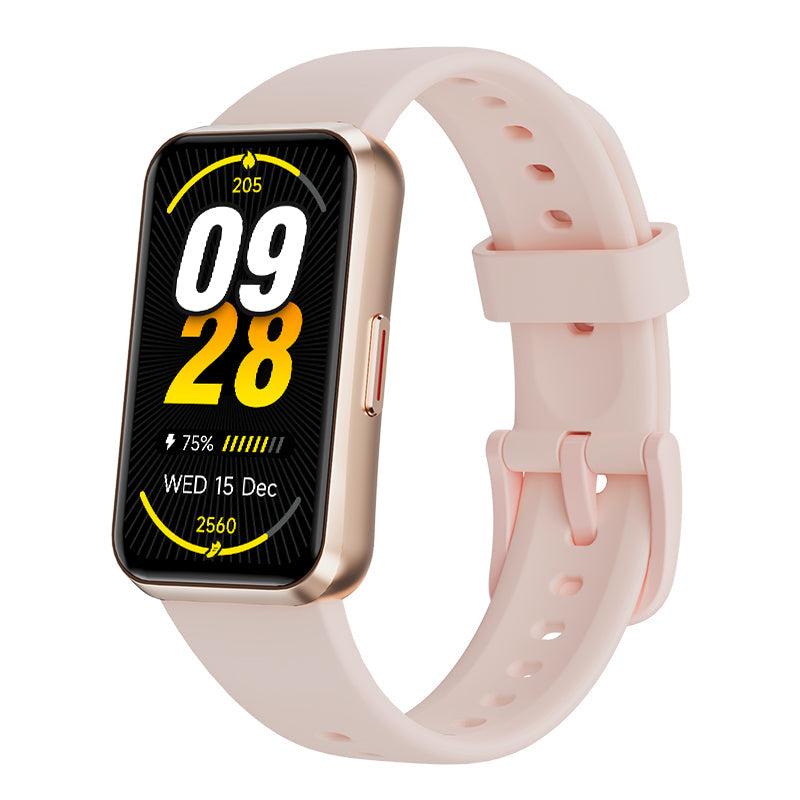 WAUTTON fitness smart watch with colorful touch display and sleek sport bracelet for activity tracking