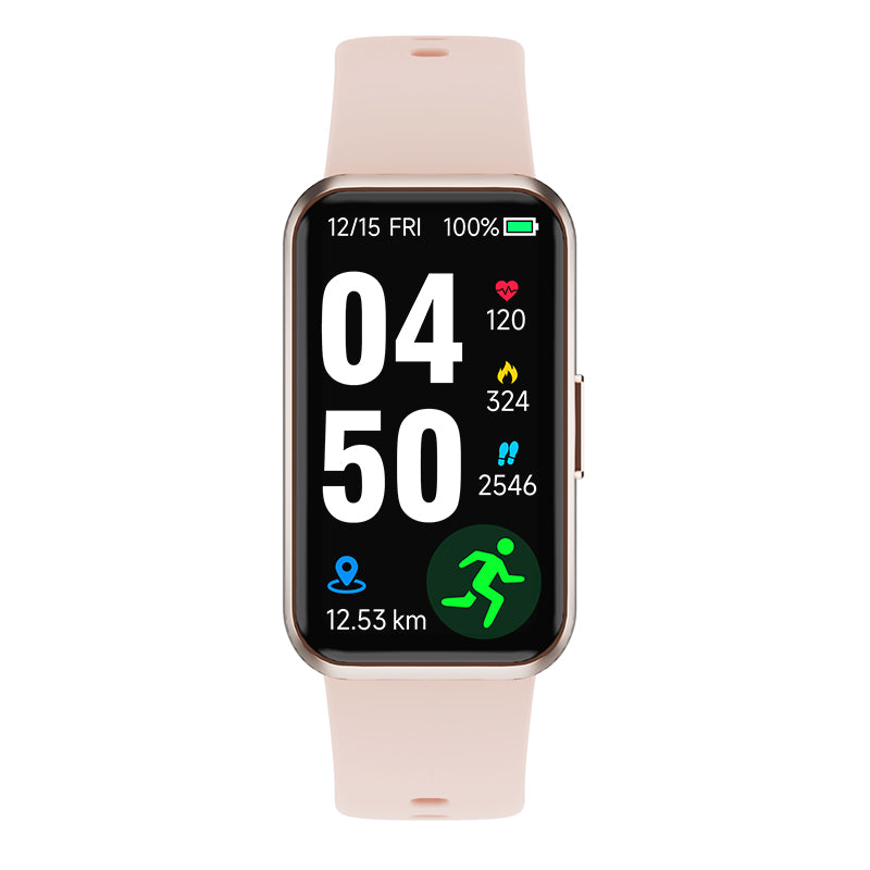 WAUTTON fitness smart watch with colorful touch display and sleek sport bracelet for activity tracking — view 3
