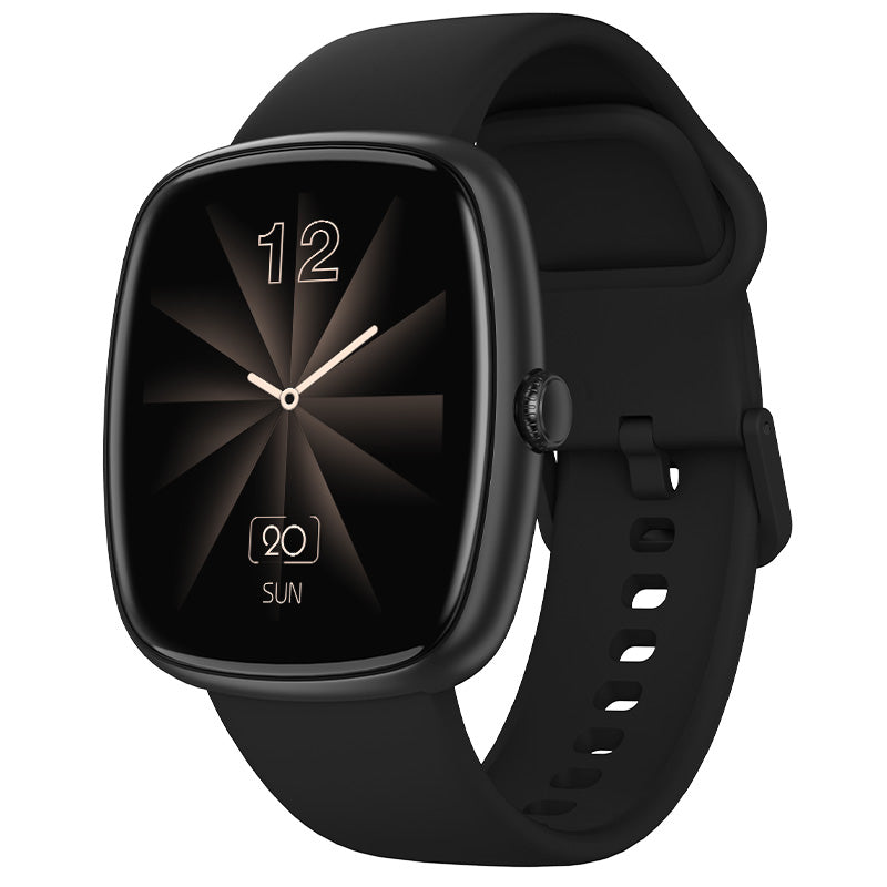 Waterproof fitness smart watch with 1.39-inch display showing health tracking metrics on digital dial — view 3