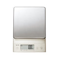 Tanita high precision digital kitchen scale with clear LCD display and removable weighing platform