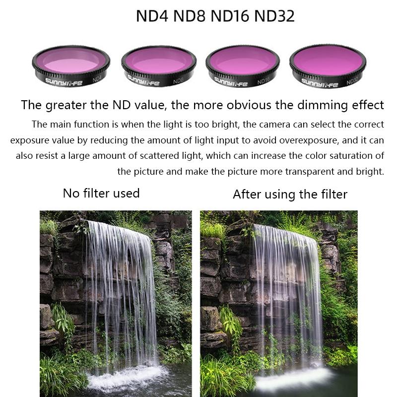 ND8 camera filter with optical glass lens and black aluminum frame for Insta360 Go 2 — view 2