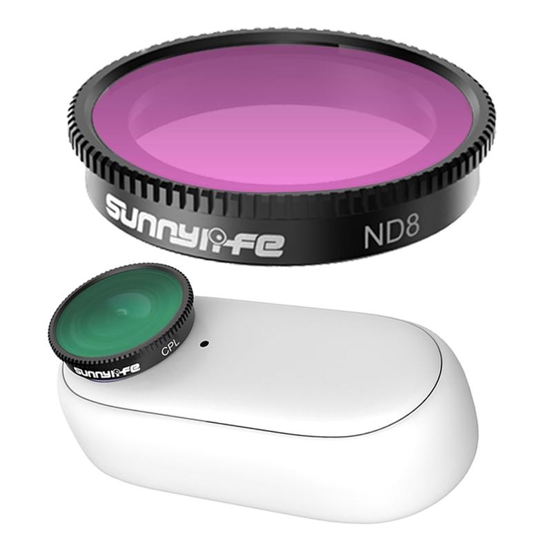ND8 camera filter with optical glass lens and black aluminum frame for Insta360 Go 2 — view 5