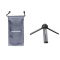 Aluminum alloy mini tripod stand for action cameras with anti-slip feet and standard screw mount