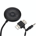 NNEIDS wireless car Bluetooth receiver with AUX cable and USB adapter for hands-free music streaming
