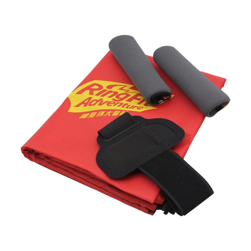 Red 3-in-1 fitness ring storage set and waterproof drawstring bag for Switch adventure games — view 5