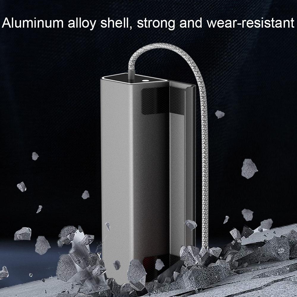 Silver gray aluminum alloy charging base and stand for Steam Deck handheld gaming console — view 4