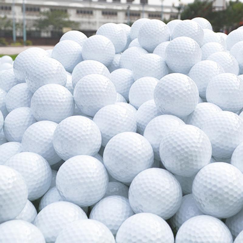 NNEIDS white floating golf practice ball with aerodynamic dimples for water driving ranges — view 3