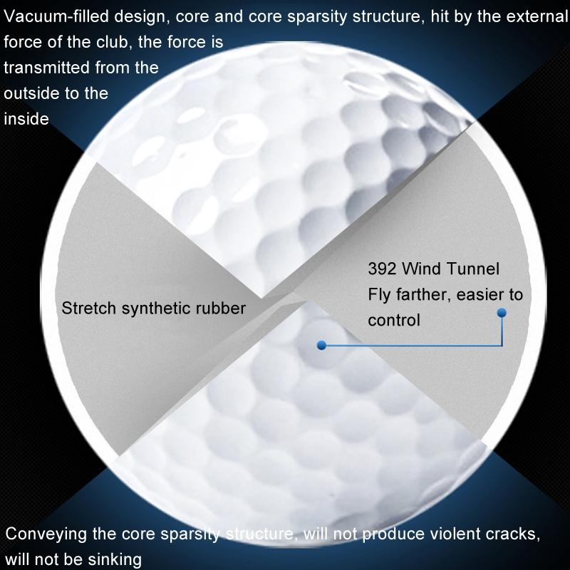 NNEIDS white floating golf practice ball with aerodynamic dimples for water driving ranges — view 4