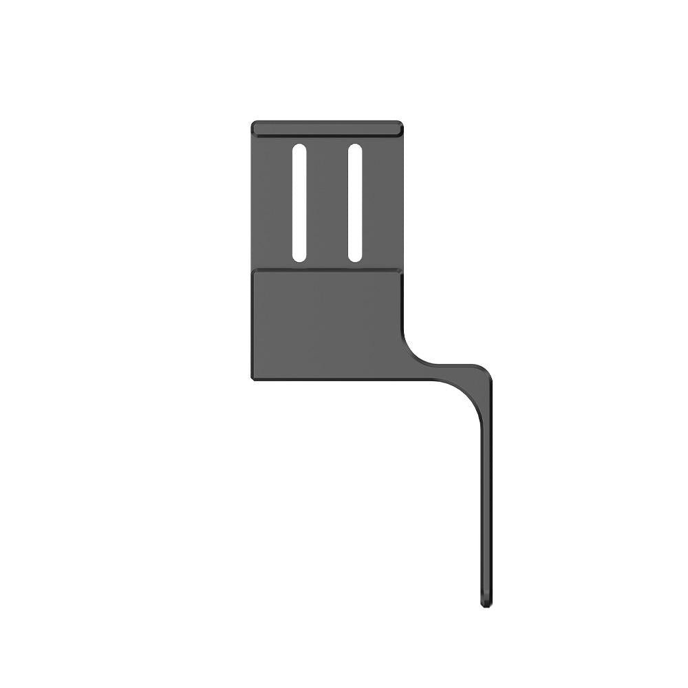 Insta360 X4 camera adapter made of black aluminum alloy with tripod and microphone mount connection — view 3