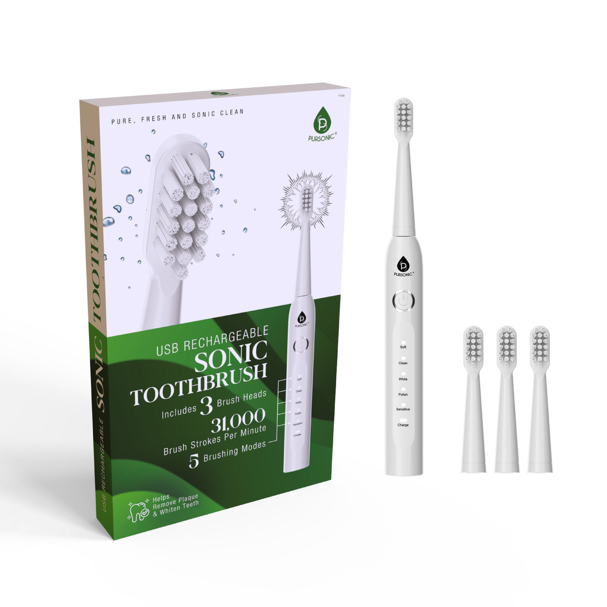 USB Rechargeable Electric Toothbrush-0