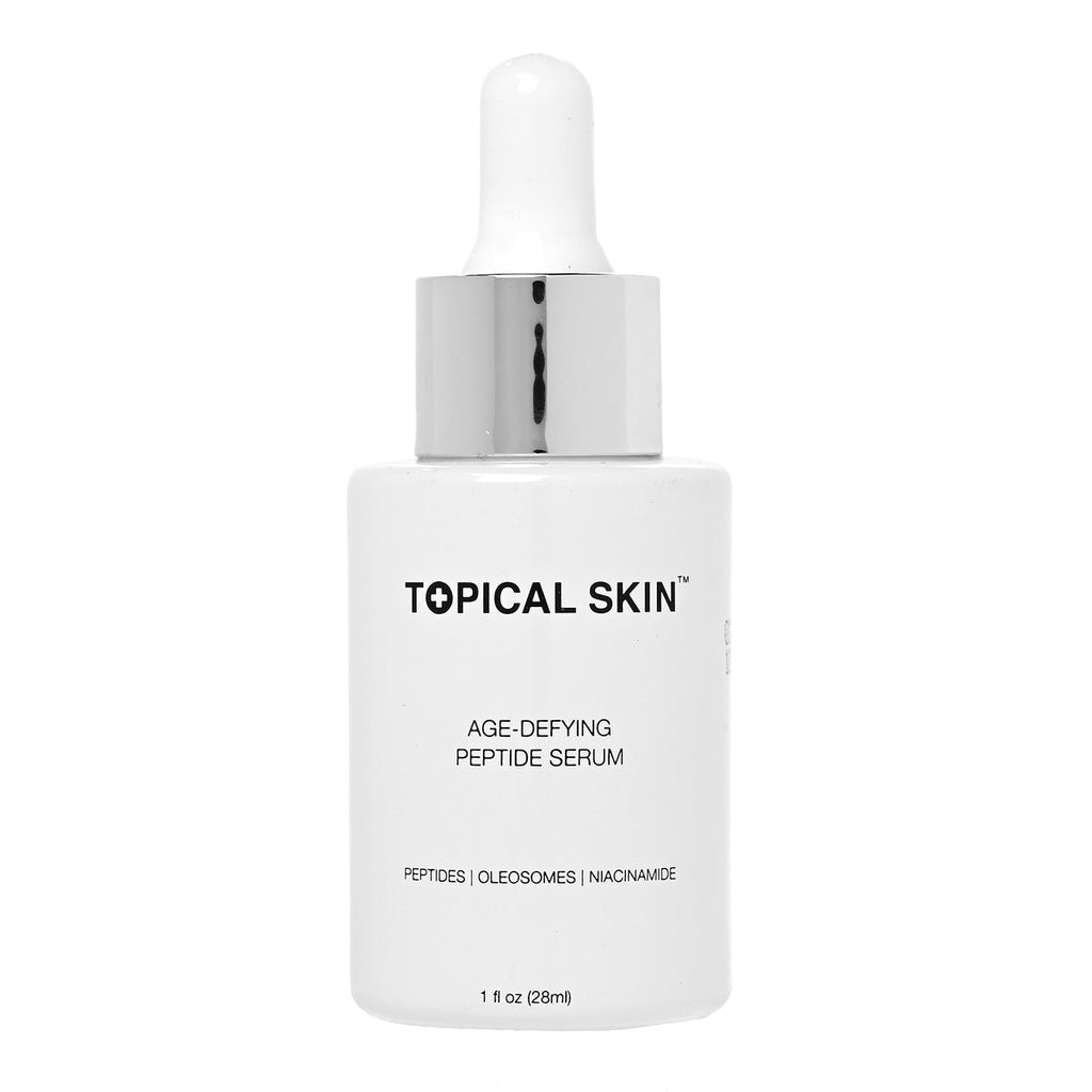 Age-defying peptide serum bottle with lightweight hydrating botanical formula for youthful skin — view 3