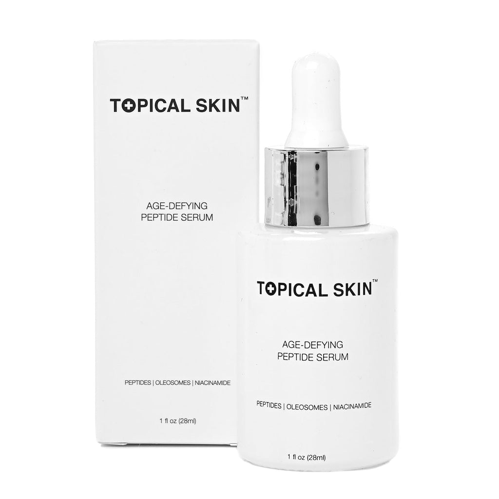 Age-defying peptide serum bottle with lightweight hydrating botanical formula for youthful skin — view 4