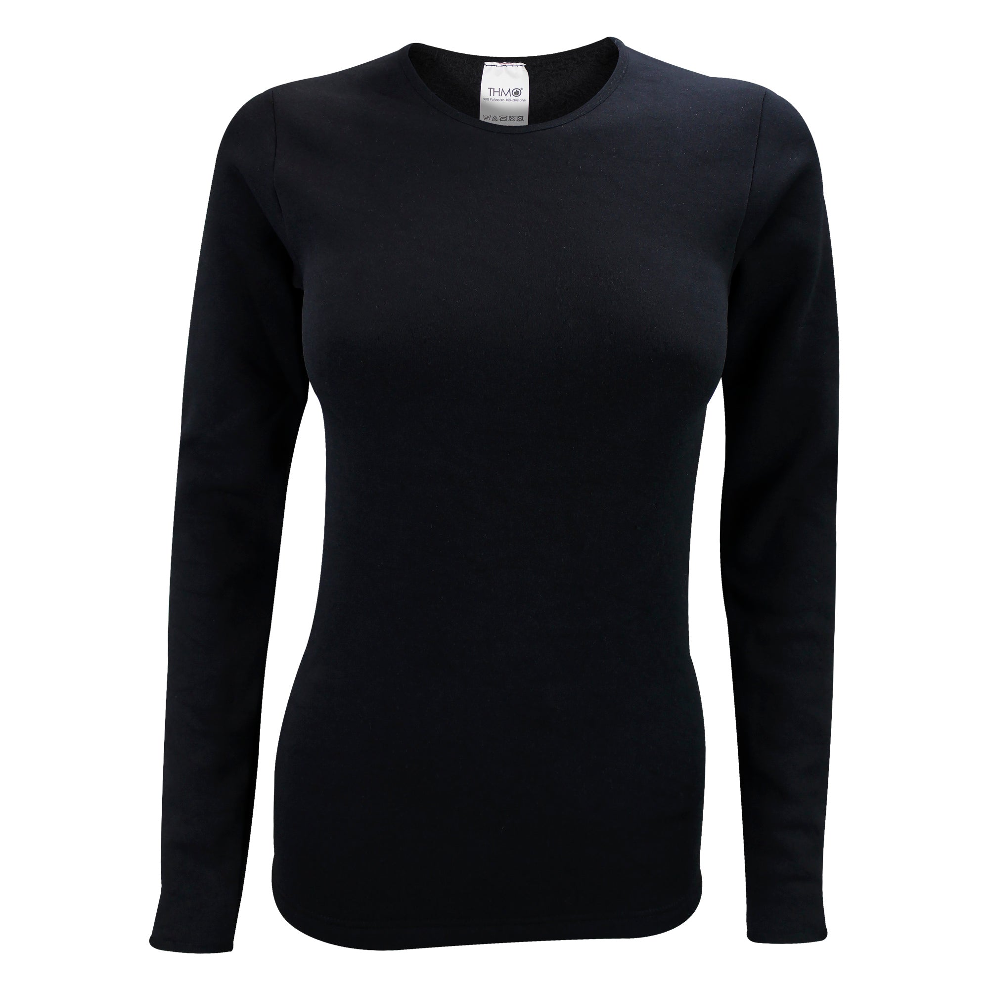 Ladies long sleeved thermal top featuring a lightweight fitted silhouette for winter layering and outdoor comfort — view 5