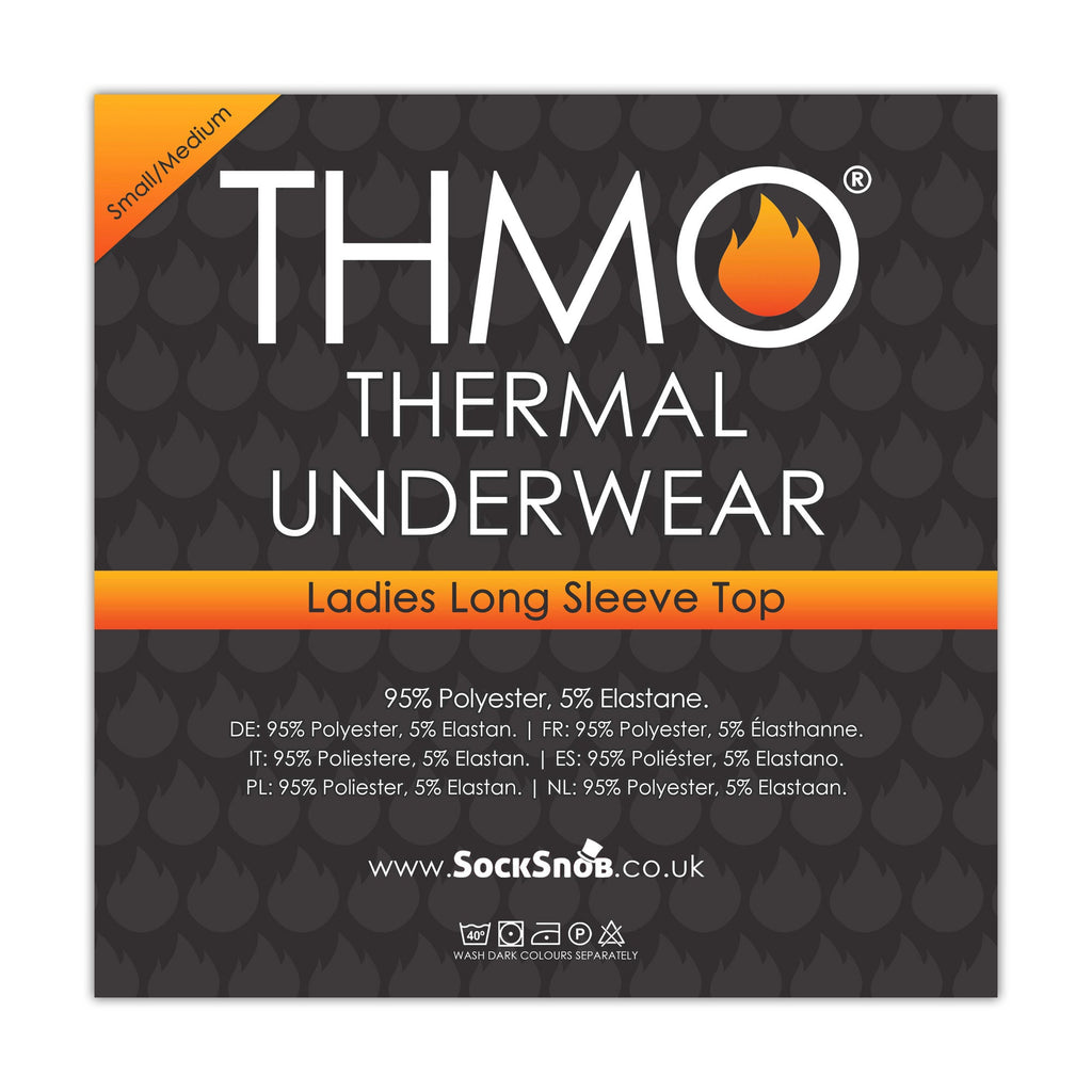 Ladies long sleeved thermal top featuring a lightweight fitted silhouette for winter layering and outdoor comfort — view 4