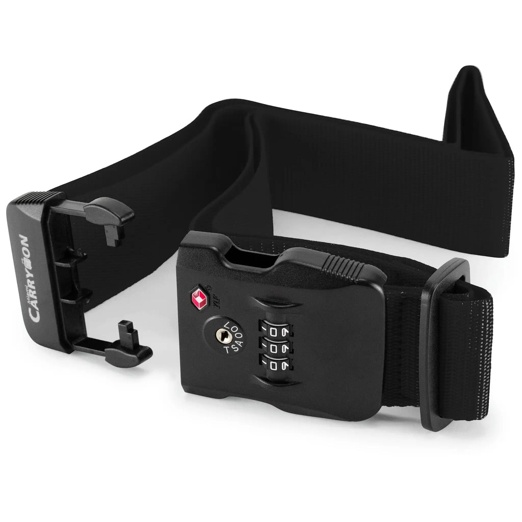 Adjustable TSA Approved Combination Lock Luggage Strap-2