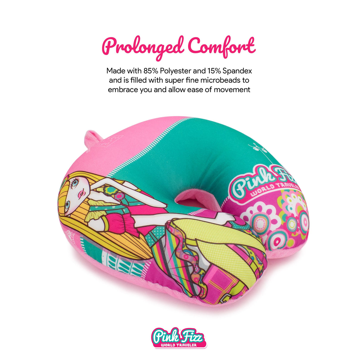 Microbeads Neck Pillow for Girls-3