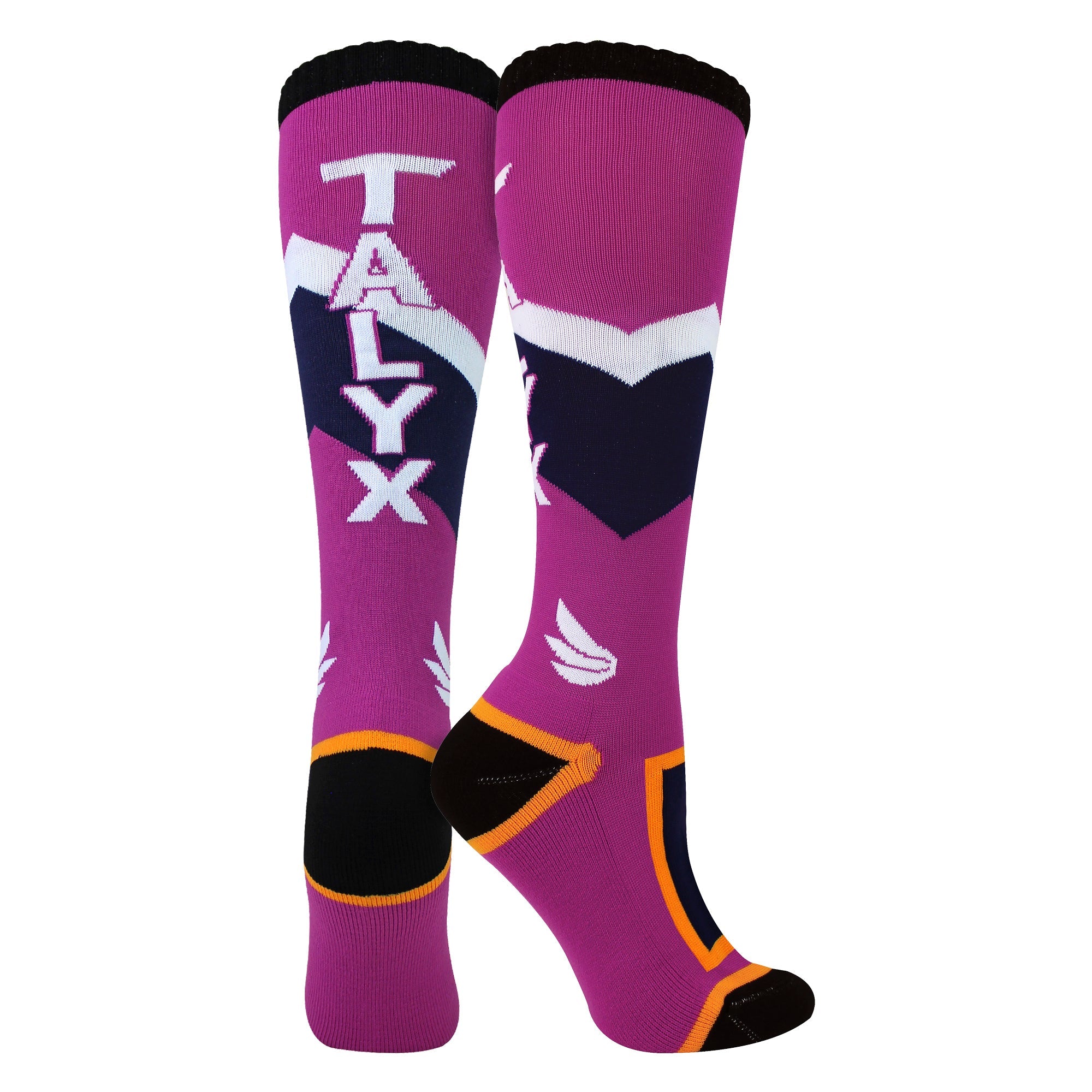 TALYX ladies cushioned thermal ski socks in soft moisture wicking fabric for winter sports — view 5