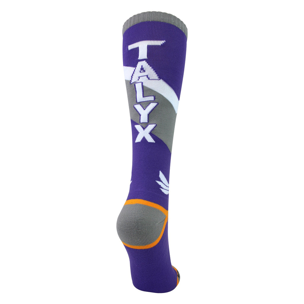 TALYX ladies cushioned thermal ski socks in soft moisture wicking fabric for winter sports — view 3