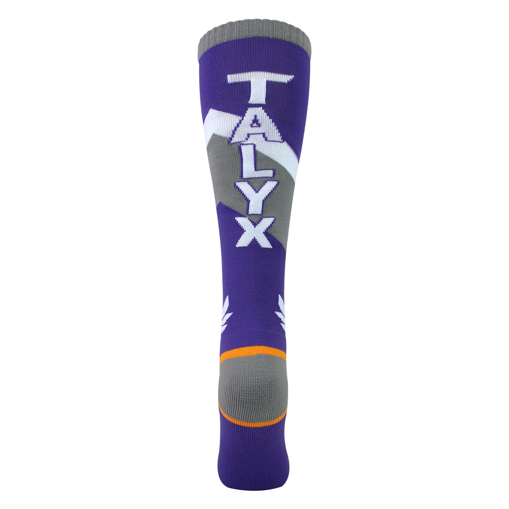 TALYX ladies cushioned thermal ski socks in soft moisture wicking fabric for winter sports — view 4