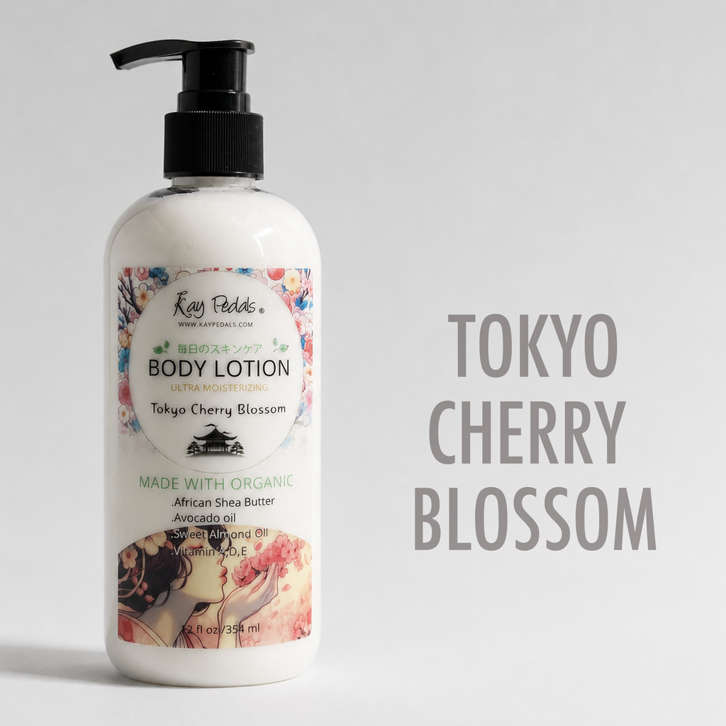 Tokyo Cherry Blossom Natural Organic Body Lotion 12oz-0