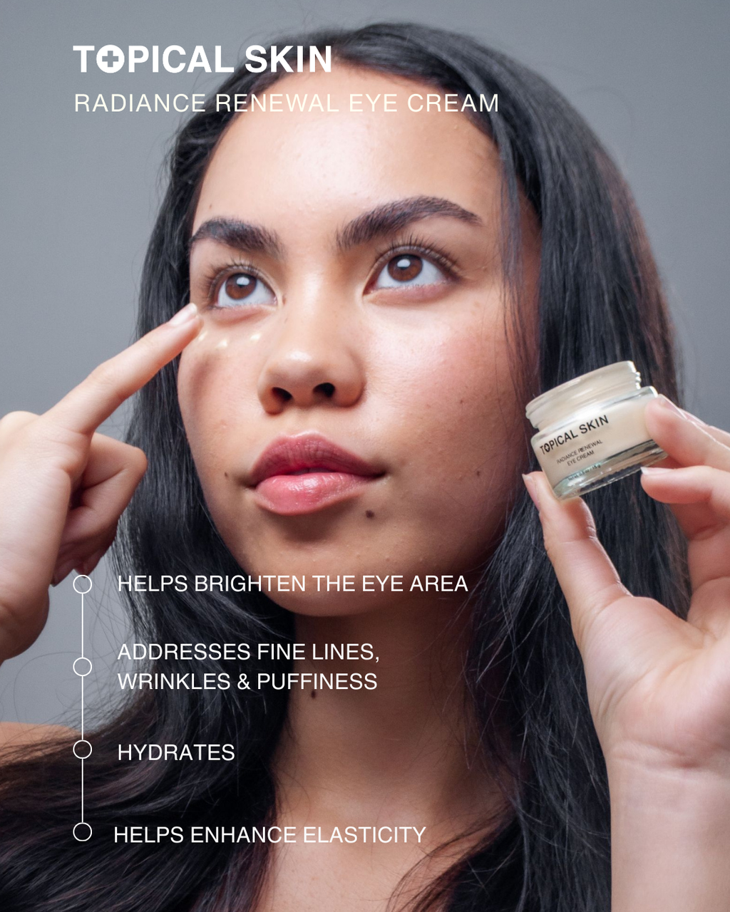 Radiance Renewal Eye Cream, a lightweight and unscented anti-aging skincare formula for delicate eye areas — view 5