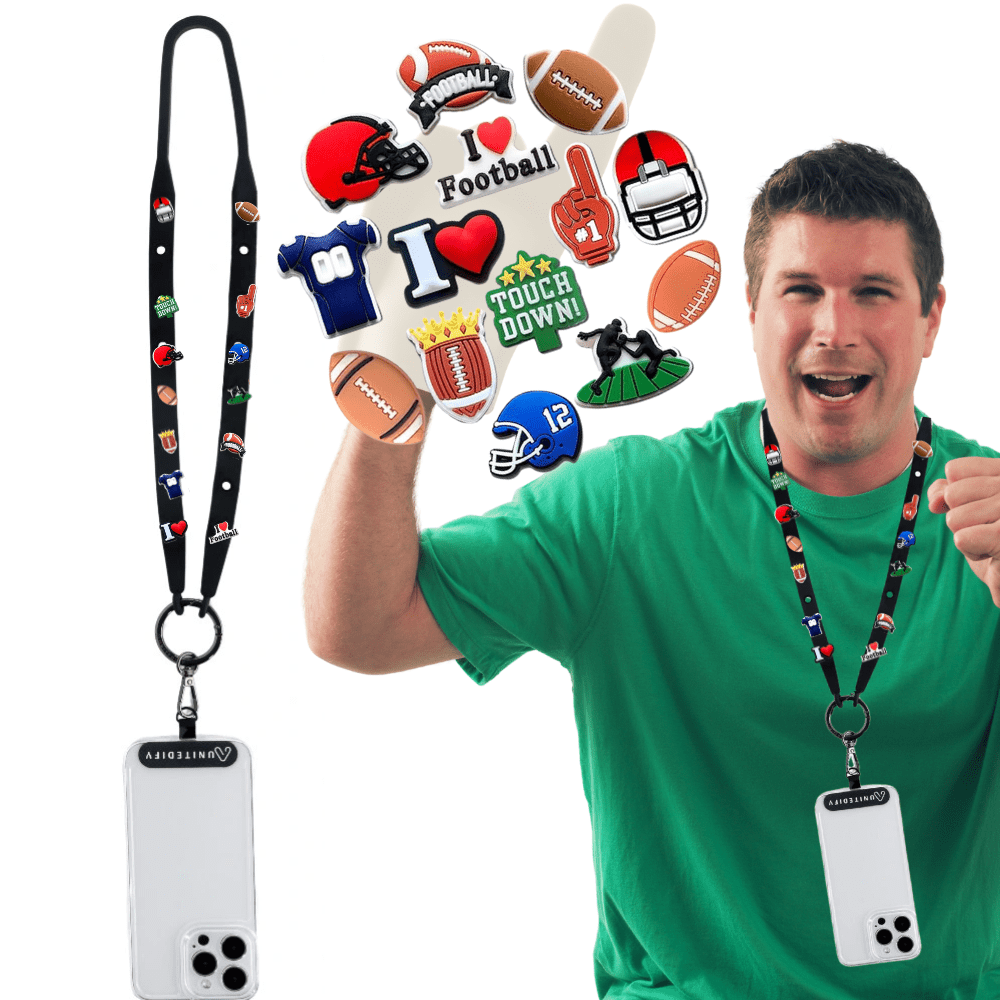 Unitedify Decorative Lanyard Football-4