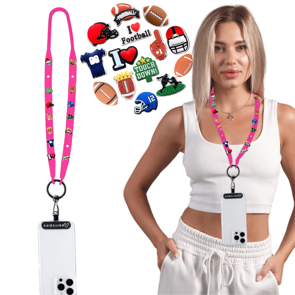 Unitedify Decorative Lanyard Football-6